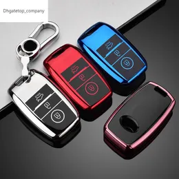 Key New TPU Car Case FOB Cover for Kia Ceed Rio Rio5 Sportage R K3 KX3 K4 K5 Ceed Sorento Cerato Optima 2015 2016 2017 Keychain