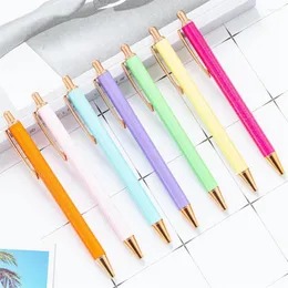 Glitter Ballpoint Pens Creative Metal Multi Color Pen for School Student Student Office Hispl