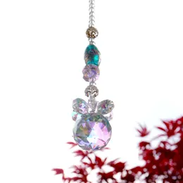 Decorações de jardim Crystal Sunscatcher Octagon Beads Rainbow Maker Hanging Ballier Ball Prisms Drop 30mm Home Wedding Decoration Accessori