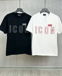 DSQ Phantom Kaplumbağa Erkek Tişörtleri Erkek Tasarımcı Tişörtleri Siyah Beyaz Anahatlar Serin T-Shirt Erkekler Yaz Moda Sıradan Sokak T-Shirt Üstleri Plus Boyut M-XXXL 68811