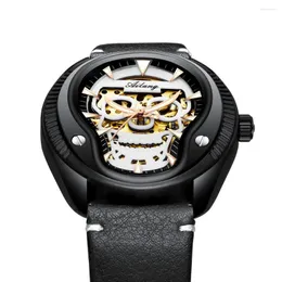 腕時計アイラン豪華なトップブランドの防水ファッションビジネス機械的自動エルケクサーチラミナスメンズウォッチレザーステンレス