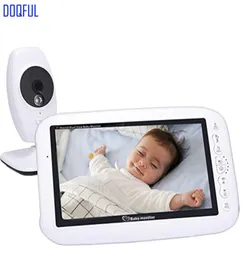 7 inch draadloze digitale video Baby Monitor Night Vision Temperatuur Detectie Record Night Vision Nanny Camera Baba Electronics2210646