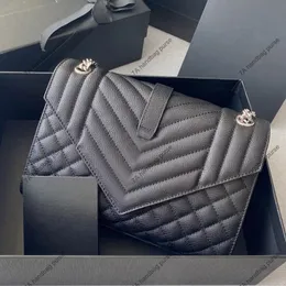 7A Designer Bags Envelope Bolsa Cadeia Caviar Top Quality Ombro Messenger Underarm Hand Bag Moda Clássico Designers Womens Genuine Leather Bag Custom Made