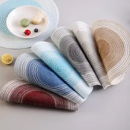 Table Mats & Pads 2023 Est Round Heat Insulation Mat/dining Mat/Nordic Western Food Mat/bowl Maea Cup Mat/Japanese Cotton Plate