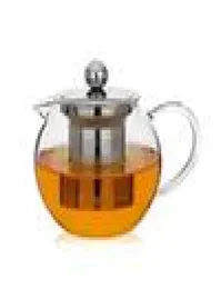 1 conjunto de té de té de té de vidrio resistente al calor de 1sates Puerta de café Puerta tetera con infusor 1pc 950ml tetero2pcs taza 257 S26847931