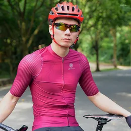 Giacche da corsa SWIFTOFO Maglia da ciclismo Abbigliamento manica corta senza cuciture MTB Bike Summer Road Top Uniforme da uomo