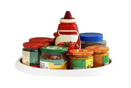 Organização de armazenamento de cozinha Bandeja rotativa Spice rack0126332650