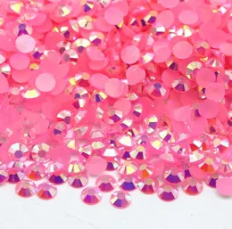 Xulin Flat Back Resin Jelly Ab Rhinestones AB Flamingo Pink Rose Ab Crystal Stone Gems para DIY Crafts Decoration8548141