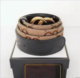Fashion Luxury Belts Plaid Flower Striped Leather Belt Designer Men's And Women's High-quality Belt 3.8CM Letter G Gift