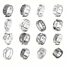 Designer Luxusschmuck Sterling Silber Ring ist abgenutzt mit einer kompletten Auswahl an Gänseblümchenringen Männer und Frauen