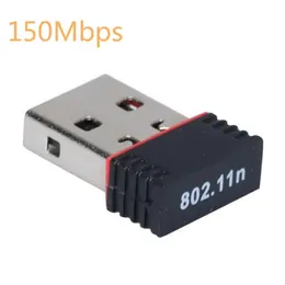 Mini adaptadores sem fio 150m 802.11n MT 7601 Receptor WiFi de rede sem fio USB