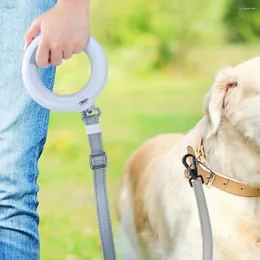 개 칼라 애완 동물 강아지 고양이 트랙션 로프가 높은 브라이트 LED 조명 충전식 자동 개폐식 화려한 워킹 벨트 가죽 끈