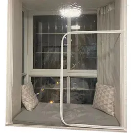 Kurtyna izolacja okna Film wiatroodporny zimny dowód ciepły balkon przezroczysty zagęszczony otwór wolny samodopis