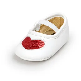 Primi camminatori The Born Baby Girls Shoes Princess LOVE Autunno Primavera Bambina con suola morbida