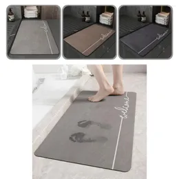 Mattor Användbar badrumsmatta Superabsorberande anti-olja fällbar rektangel mattan golvmatta