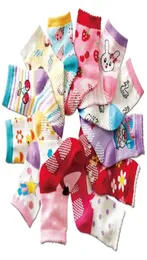 12 çift seti yürümeye başlayan bebek pamuklu çoraplar sevimli rahat anti -kayma elastik çorap 024 ay için kızlar 2011127086503