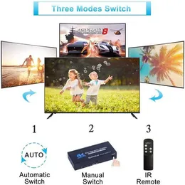 HDMI2.0 Switch 4 in 1 Out 4 1 4K60Hz HDCP2.3 4KHDR Dolby Horizon 2160p