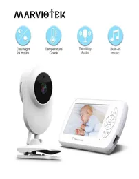 مراقبة الطفل 43 بوصة مع كاميرا كاميرا أمان مربية طفل ثنائية صوتية كاميرات سماعة الرؤية الليلية مراقبة درجة الحرارة H3910877