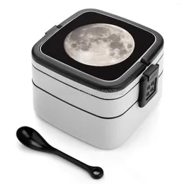 Dinnerware Sets Full Moon Bento Box Compartments Salad Fruit Container Sky Night Aido Elder Futhark Rune Travel