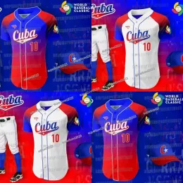 2023 WBC WBC Cuba Men Baseball Jerseys World Baseball Classic 2023 Yoan Moncada Luis Robert Yoan Lopez Bolanos