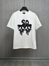 DSQ Phantom Kaplumbağa Erkek Tişörtleri Erkek Tasarımcı T Shirt Siyah Beyaz Gece Yarısı Goth Skater T-Shirt Erkekler Yaz Moda Moda Sıradan Sokak T-Shirt Üstleri Artı Boyut M-XXXL 690