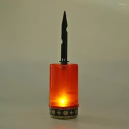 Kyrkogård Ritual Electronic Candle Lamp Flameless Solar Decorative Tea Light Energy Saving and Environmental Protection