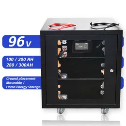 Customized Lifepo4 Battery 96v 50ah 100ah 150ah 200ah 250ah High Voltage Battery Storage Cabinet Lithium Ion Battery Ess System