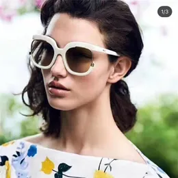 EW Popular Women Brand 863 Sunglass Big Frame Design High Planity Noble and Seled Style Top -Quality مع Box2215