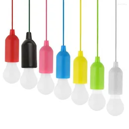 Lampade a sospensione Luce decorativa LED LED portatile Tenda a lampadina colorata Campeggio bianco/caldo per arredamento per la casa