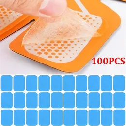 Akcesoria 100pcs ABS Stimulator Pads żelowe zamienne naklejki Hydrożel dla EMS Training Massager Trenerka brzucha