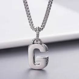 95% OFF 2023 New Luxury High Quality Fashion Jewelry for same ancient family double Thai silver 26 English letters necklace high version jewelry