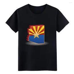 Men's T Shirts Men Custom Tee Shirt Arizona State Crew Neck Clothing Sunlight Funny Summer Style Unique