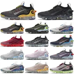 Vapore scarpe da corsa uomini donne 2021 360 tn più grandi dimensioni US 12 mosca a mosca flynit ossidiana di farina d'avena tripla squadra bianca nera rossa puro platino sneaker