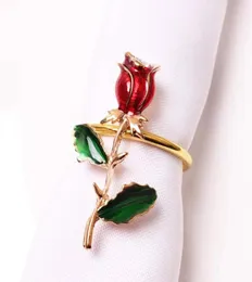 Rings Rings de 8 anillos de rosas Gadgets de cumpleaños navideños para amantes Cenas a la luz de las velas Perfectamente Fiesta de boda46844480