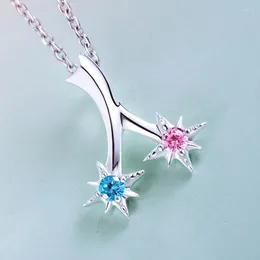 Collane con ciondolo Makoto Shinkai Anime Your Name Tachibana Taki Miyamizu Mitsuha Comet Collana S925 Gioielli regalo di Natale in argento sterling