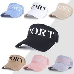 Sommar unisex visir tom hatt utomhus sport solskyddsmedel cap DH-RL052