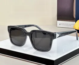 Marmorgraue Glide-Quadrat-Sonnenbrille für Herren, modische Sonnenbrille, Designer-Sonnenbrille, occhiali da sole, Sunnies UV400-Brille mit Box