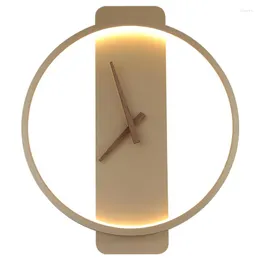 Wall Clocks Electronic LED Clock Acrylic High Quality Christmas Gifts Wedding Modern Design Living Room Lamp Home Decor Art