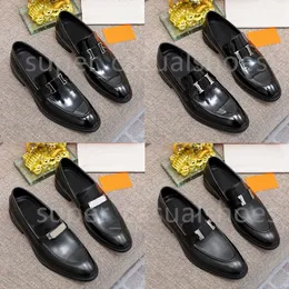 2023 Tasarımcılar Ayakkabı Erkekler Moda Loafer'lar Marka Hakiki Deri Erkek İş Ofisi Çalışması Resmi Elbise Ayakkabı Tasarımcısı Parti Düğün Düz Ayakkabı kutusuBoyutu 38-45