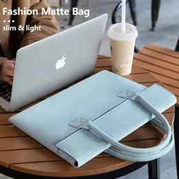 Laptop Bags Laptop Bag 14 inch Women for Macbook pro 14.2 M2 A2779 A2442 Air 13 A2681 A2338 Business Travel Notebook Handbag 13.3 15.6" 230306
