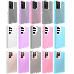 Transparent Shockproof Phone Case for Samsung Galaxy A53 5G A14 A54 A34 A73 A33 A23 A13 A52S A52 S22 S23 Ultra S21 FE S20 Plus Defender Cover