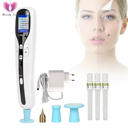 Steamer Ozone Plasma Pen Freckle Remover Machine LCD Mole Removal Dark Spot Skin Wart Tag Tattoo Remaval Tool Beauty Salon 230303