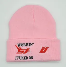 유럽의 거리 트럭 운전사 모자 새로운 니트 모자 봄 가을과 겨울 3 계절 따뜻한 양모 모자 비니 모자