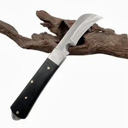 Najwyższa jakość H6881 Narzędzia Utility Knife Electricians Nożyce i składane noże z 420C Satin Hawkbill Blade do kabla do skóry narzędzie Pocket Edc EDC