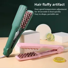 Arricciacapelli Fluffy Hair Bigodino Ceramica professionale 3D Grid Volumizer Crimper Corn Perm Splint Flat Styling Tool 230306
