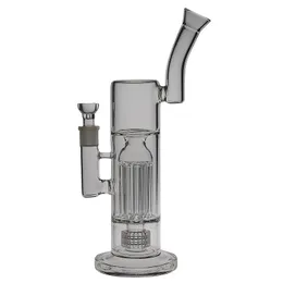 SAML 35m Tall Large Narghilè Matrix Perc Bong in vetro 8 pilastri dab Rig Bocchino per pipa ad acqua dal giunto laterale dimensioni 18,8mm PG3016 migliore qualità