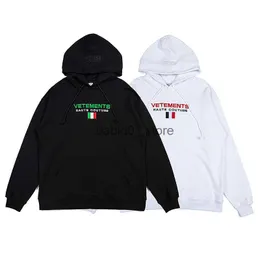 Men's Hoodies Sweatshirts Early fall 2022 new Wittman VEEMENTS flag letter embroidery women's hooded sweater T230306