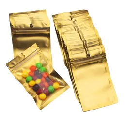 11 размера золотые мешки с запечатыванием Mylar алюминиевые мешки с металлической фольгой Mylar плоский пластиковый пакет оптом LX4061