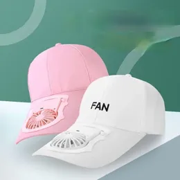 Beanies Beanie/Skull Caps Foreign Trade Explosion Charging Usb Rechargeable Fan Hat Sun Protection Adult Visor Cap