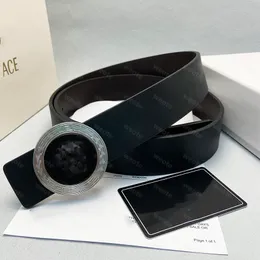 Luxury Leather Belt for Men Women Designer Gold/Silver Buckle